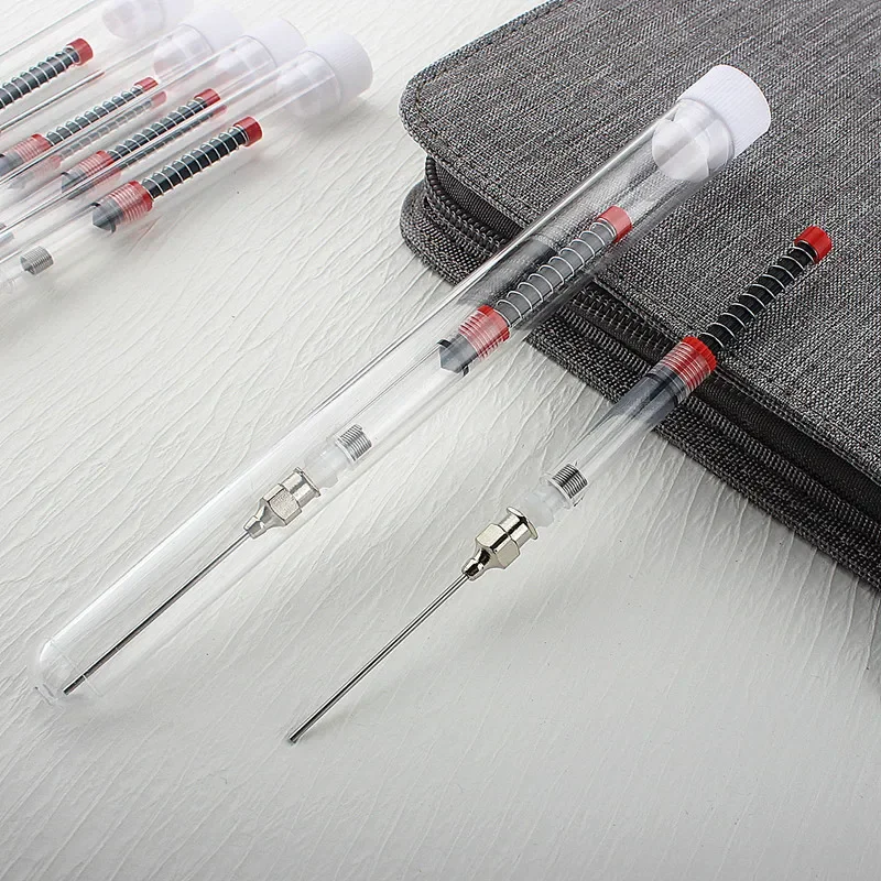 1Pc Fountain Pen Spring Filler Ink Auxiliary Absorber Ink Syringe Tool High Quality sn96 5ag3cu0 5 50g 217c syringe solder paste silver 305 high temperature lead free