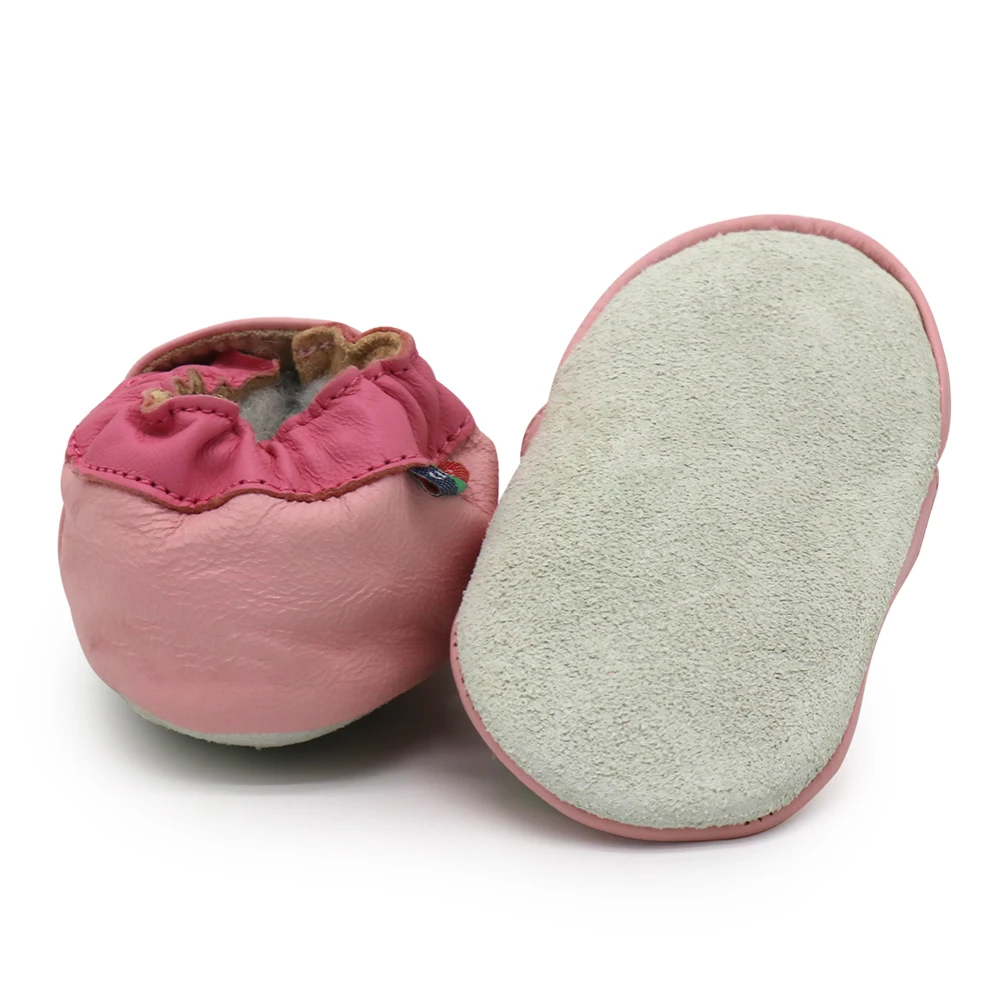 Soft Sheepskin Leather Baby Girl Shoes Soft Sole Toddler Shoes Infant Slippers Indoor Socks Baby Unisex Bebe Boots 1pc baby shoes soft sole shoes