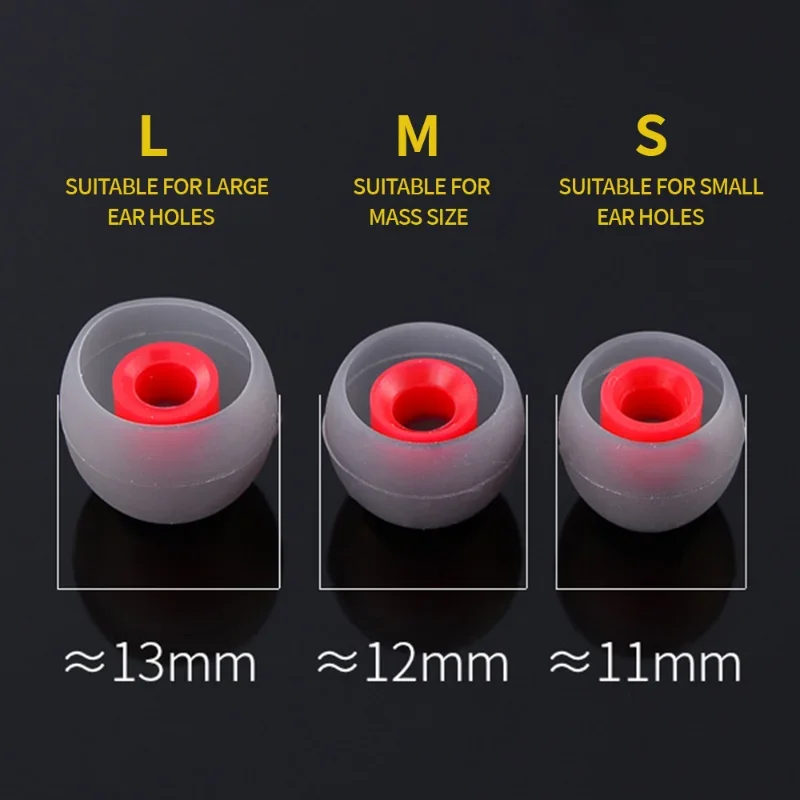 3/1 Pairs Ear Pads For Headphones Earphone Tips Silicone Ear Tips L M S In-ear Earphone Covers Earbuds Eartips Accessories images - 6