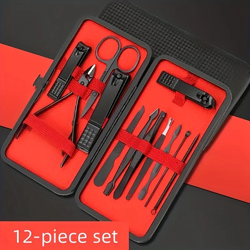 Black red 12 pcs
