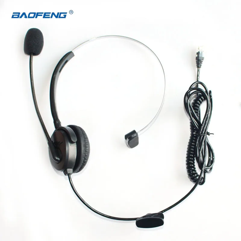 

4-Pin Landline Wired RJ9 Plug VoIP Phone Headset Noise Cancelling Microphone IP Telephone Headphone Call Center for 3Com Aastra