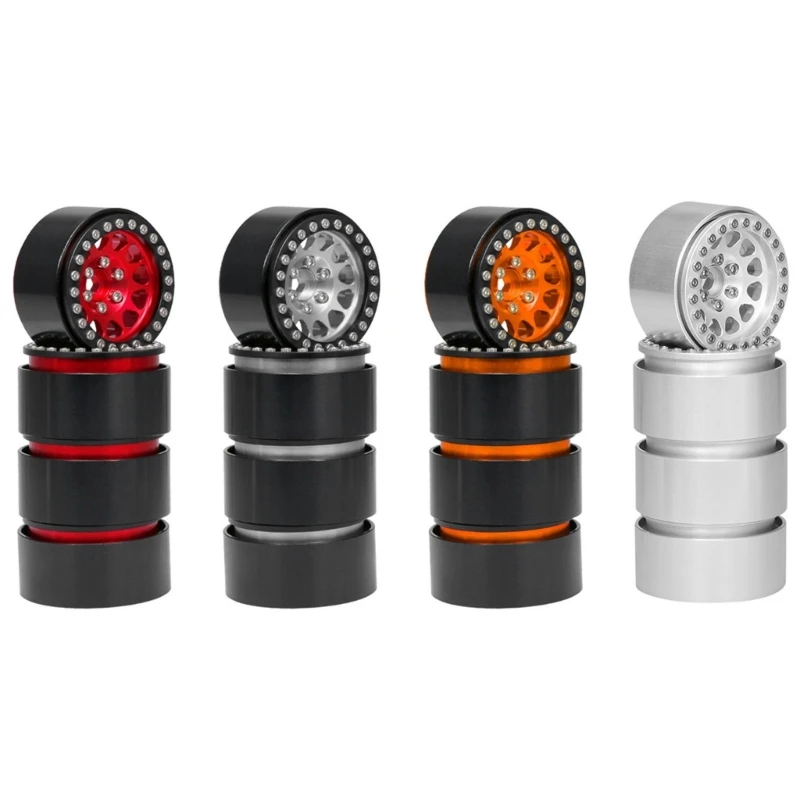 

Remote Control Wheel Hubs 1.9’’ Beadlock Wheel Rims for 1/10 Crawler Car Toy Dropship
