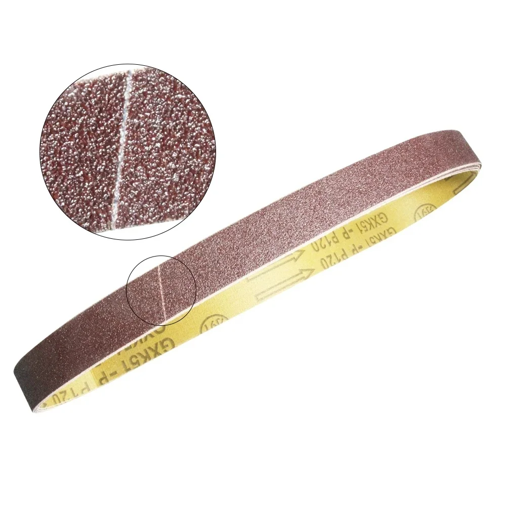 5pcs 1"x30" Abrasive Sanding Belt 25*762mm Belt Sander Sandpaper Aluminium Oxide Woodworking Tools