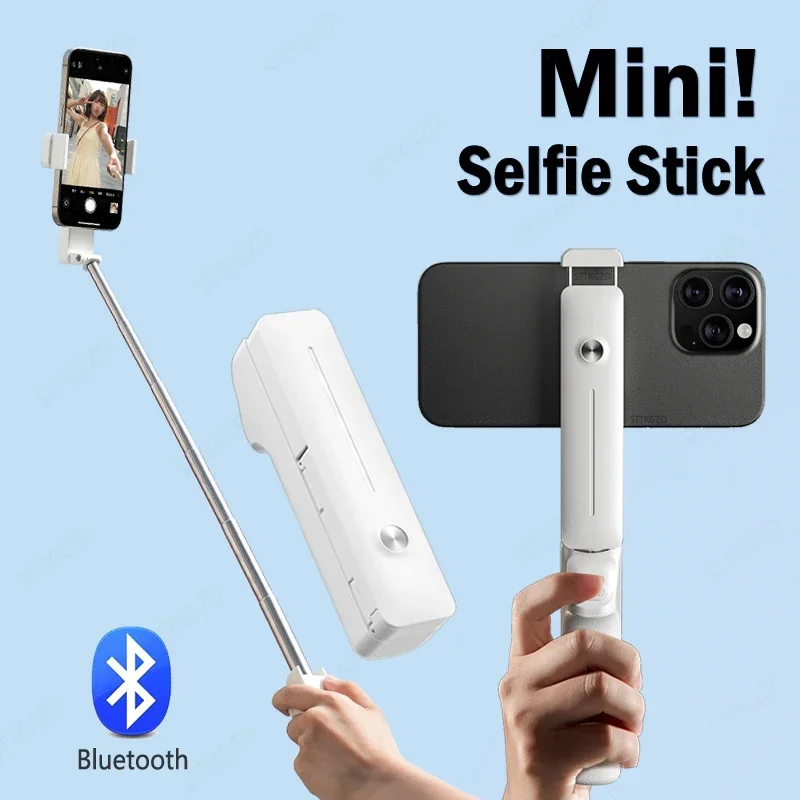 Super Mini Selfie Stick Portable Phone Holder with Wireless Bluetooth Remote