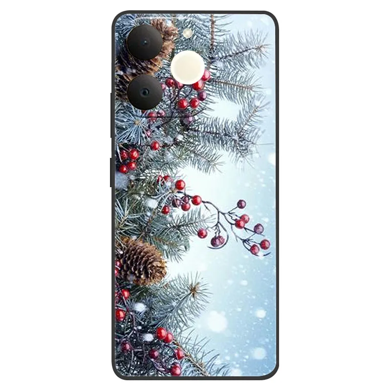 Christmas Edition Soft Silicone TPU Back Cover - Festive Phone Case Bumper