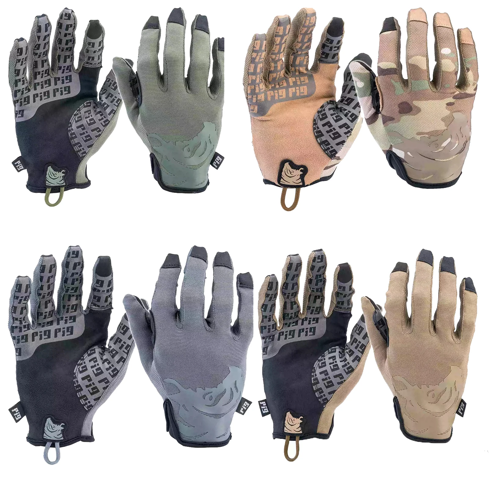 Gants raffinés PIG FDT pêche écran tactile léger passionné pêcheur opération