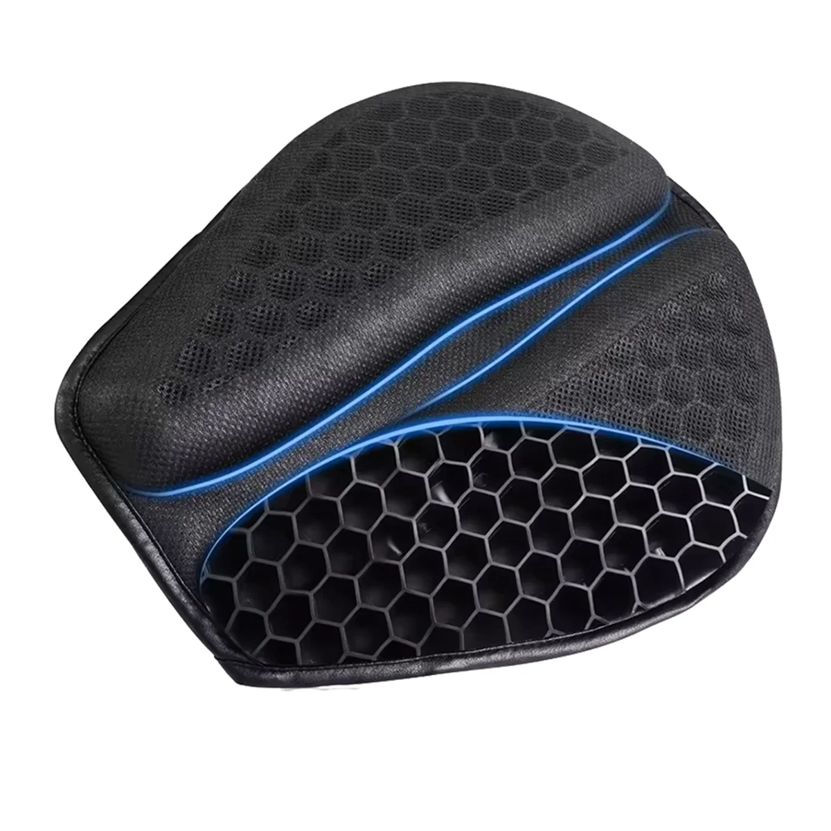 

Подушка на сиденье мотоцикла, подушка на сиденье, дышащая амортизирующая универсальная подушка B