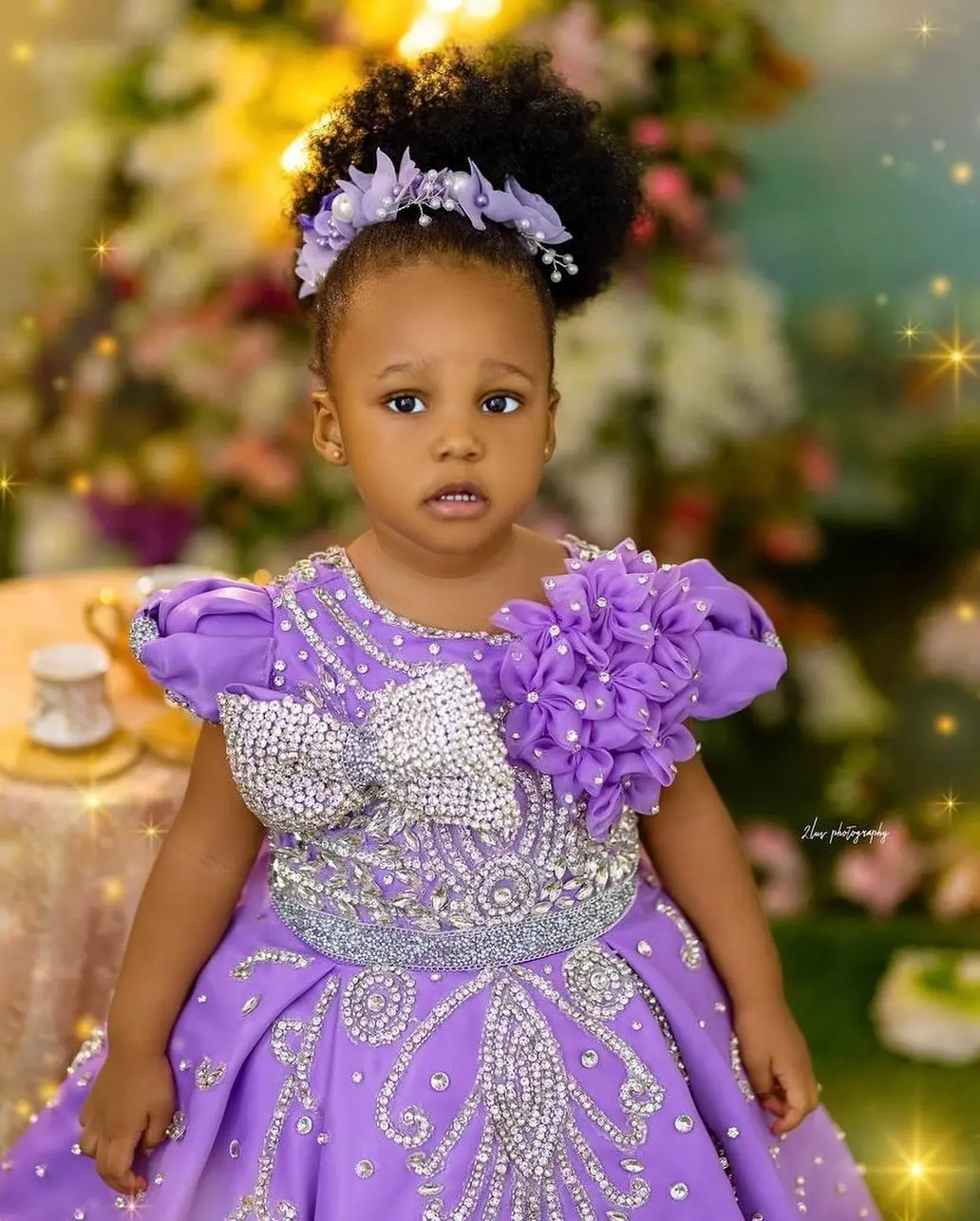 Frock Lavender Kids Dresses Stylish Purple Kids Frock Online