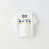 1-6Years Old Kids Costume Baby Cartoon Print TShirt Cute Printing Crewneck Base Shirt New Boys Girls Fashion Loose Short Sleeve 4