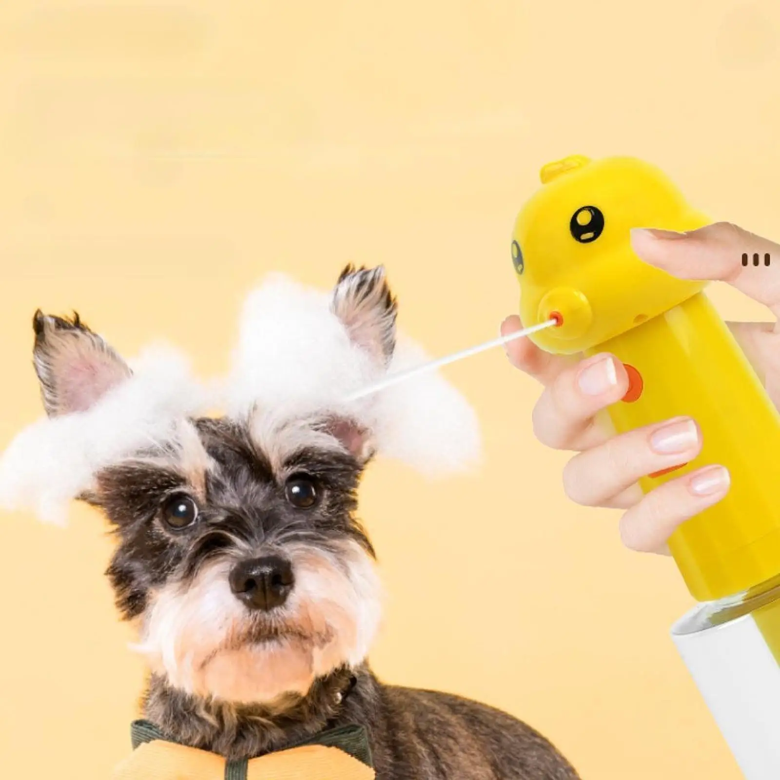 Electric Dog Cleaning Foam Machine Shampoo Sprayer Cartoon Pet Grooming Dog