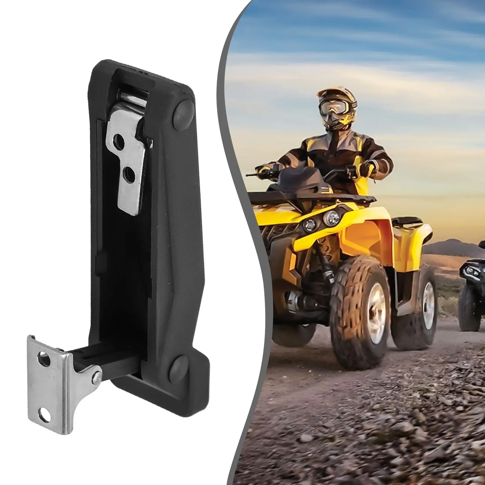 Front Cargo Storage Rack Rubber Latch Electric Cabinet Box Lock Box Buckle Kit For Polaris 500/550/800/850/1000 X2 XP