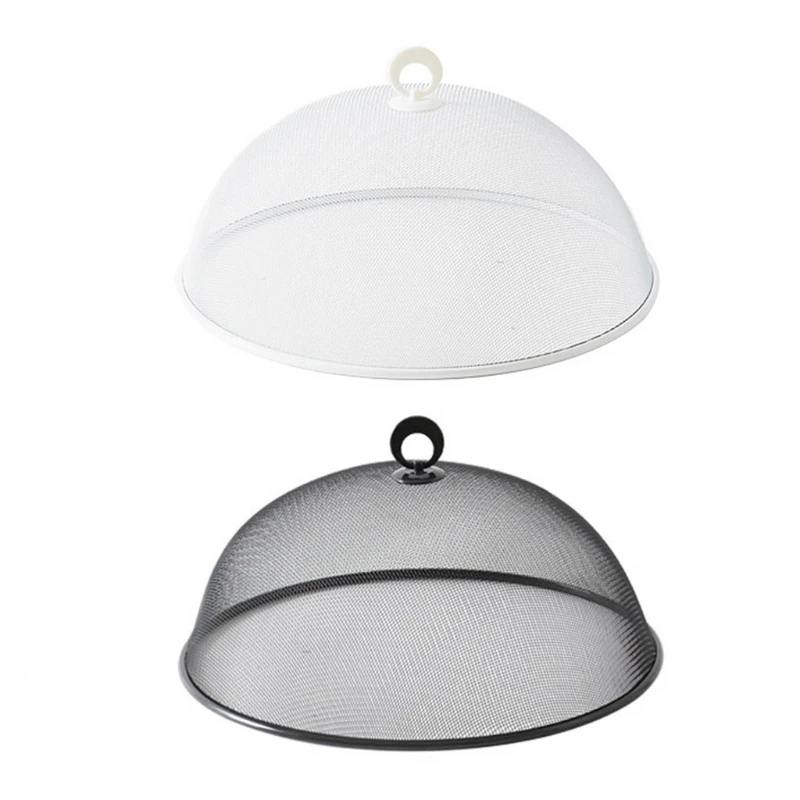 1pc Small Size Stainless Steel Round Food Cover Plate Cover To Keep Out  Dust And Insects