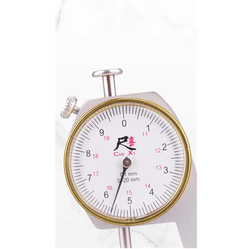Leather Paper Thickness Gauge, Metal Tester, Leathercraft Tool, Measure, 0-10mm