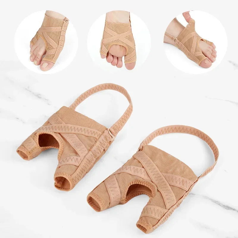Fabric Bunion Corrector Breathable Adjustable Hallux Valgus Sleeve Spacer Separator Toe Corrector Sports Bunion Socks Running