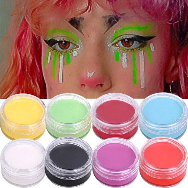 12 Colors Water Activated Eyeliner Uv Light Neon Pastels Eyeliner