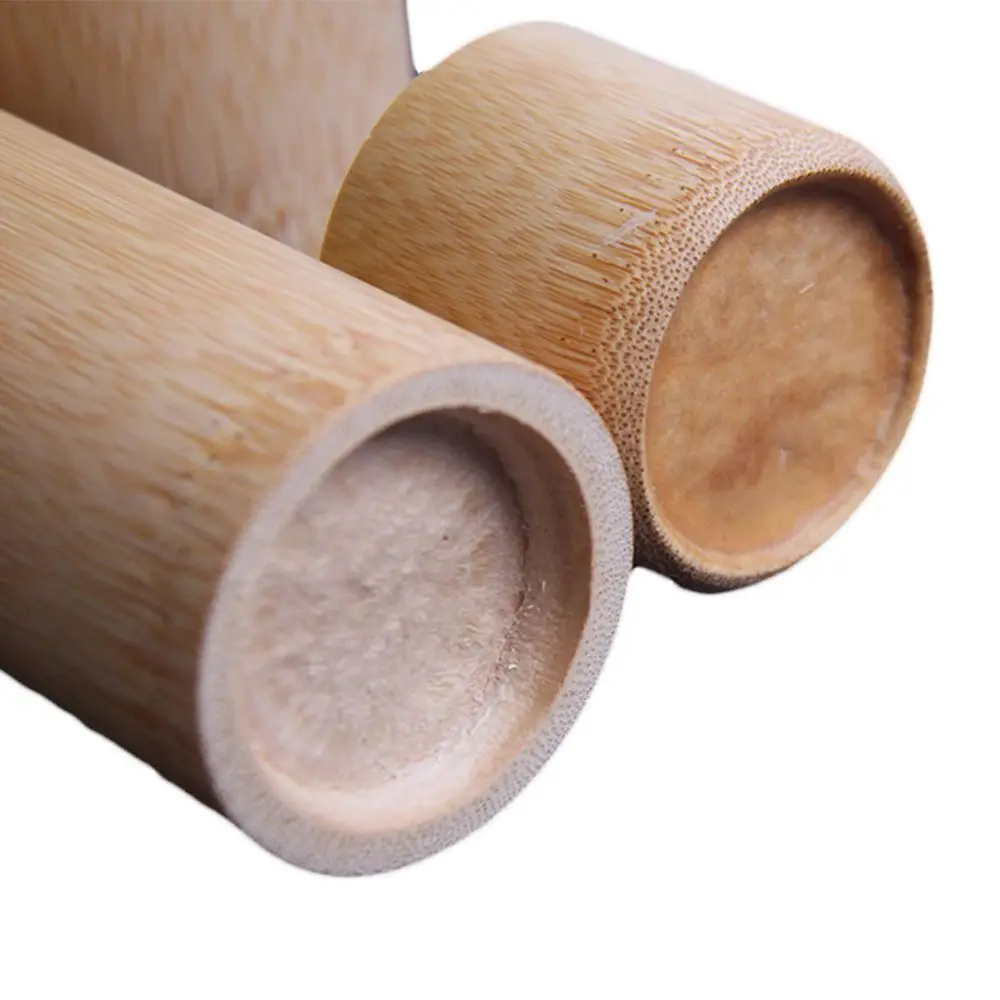 Spice Tubes With Lid Bamboo Bottle Handmade Storage Box Tea Canister Container Organizer tea tin box tea canister airtight container