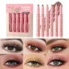 6Pcs Set Matte Effect Eyeshadow Stick   Natural and long-lasting Multi-purpose Shiny Metallic Matte Shimmer Highlighting Eyeline 1