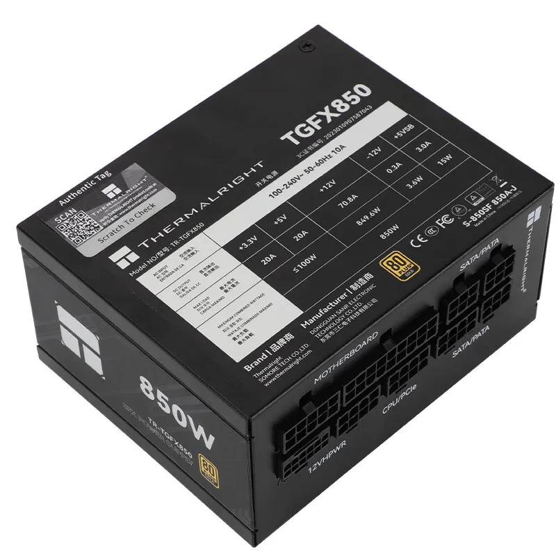 Thermalright SFX Platinum フルモジュラー電源 850W Amazon.com: Thermaltake Toughpower SFX 850W 80Plus Platinum