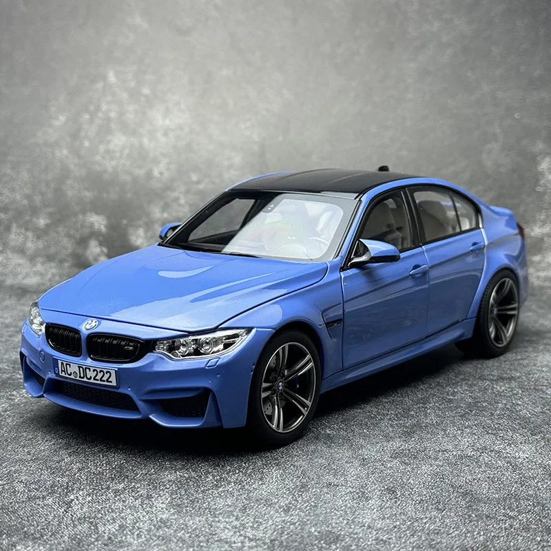 노레브 다이캐스트 모델 1/18 BMW M3 F80 자동차 모형 스태틱 디스플레이 휴일 선물 컬렉션