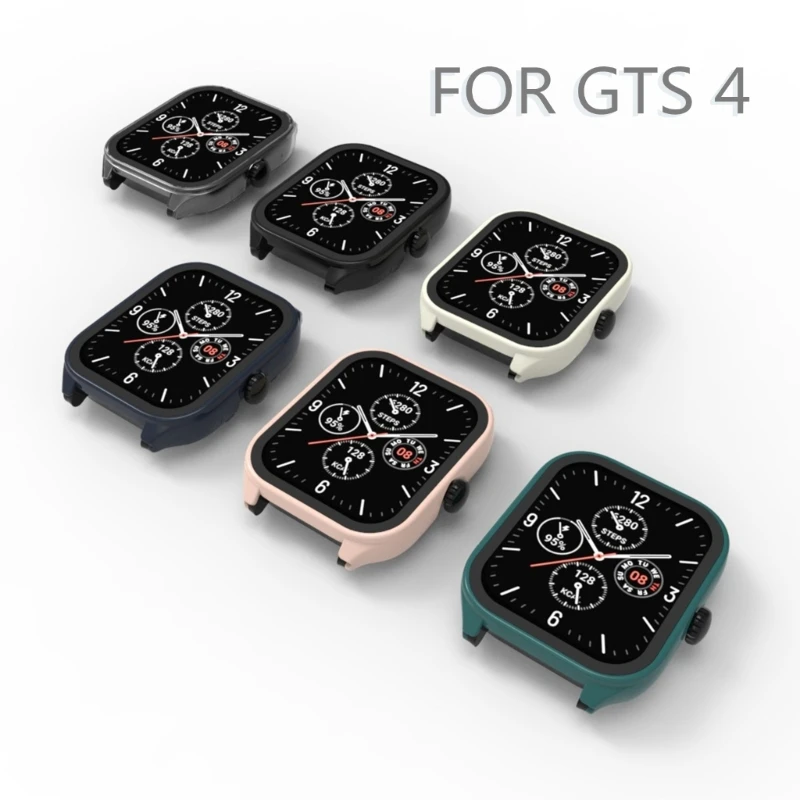 

Smartwatch Protect Tempered-Glass Film Hard PC Cover Suitable for GTS 4 Screen Bumper-Shell Protector-Shockproof