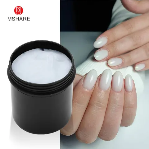 Jelly Builder Nail Gel Natural Skin Color Nude Pink Shade Cream Medium Soft Cover 150ml
