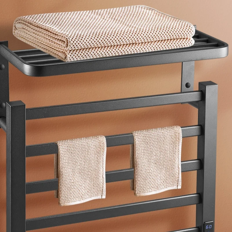 Description Picture 3 of itemBathroom Aluminum Electric Wall Mounted Warmer Towel Drying Rack