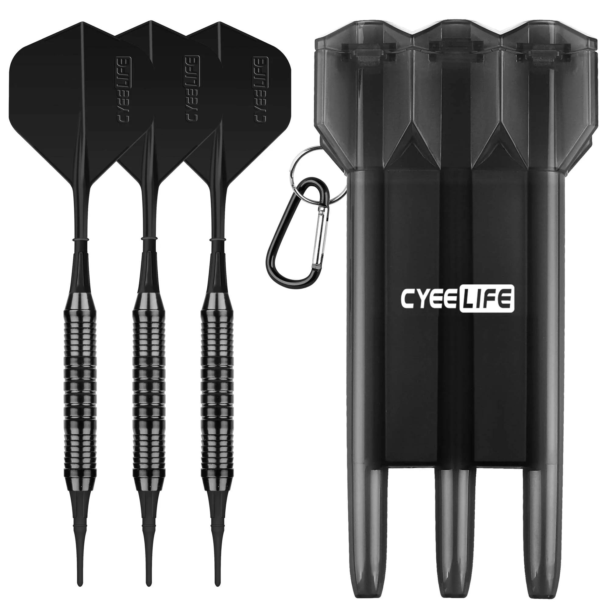 CyeeLife Dartpfeil Werkzeug Set - 5-teilig Mit Stahlspitzen Und Flaschenöffner