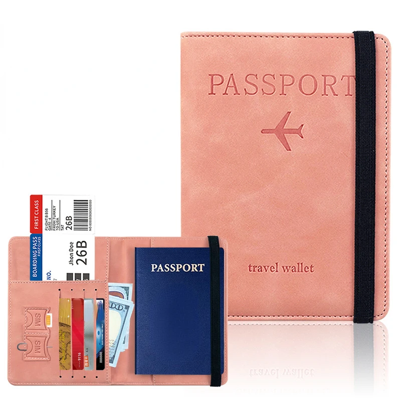 Portefeuille de voyage multifonction étanche avec clip, couverture de  passeport d'avion, carte de crédit et d'identité, bandage d'affaires -  AliExpress