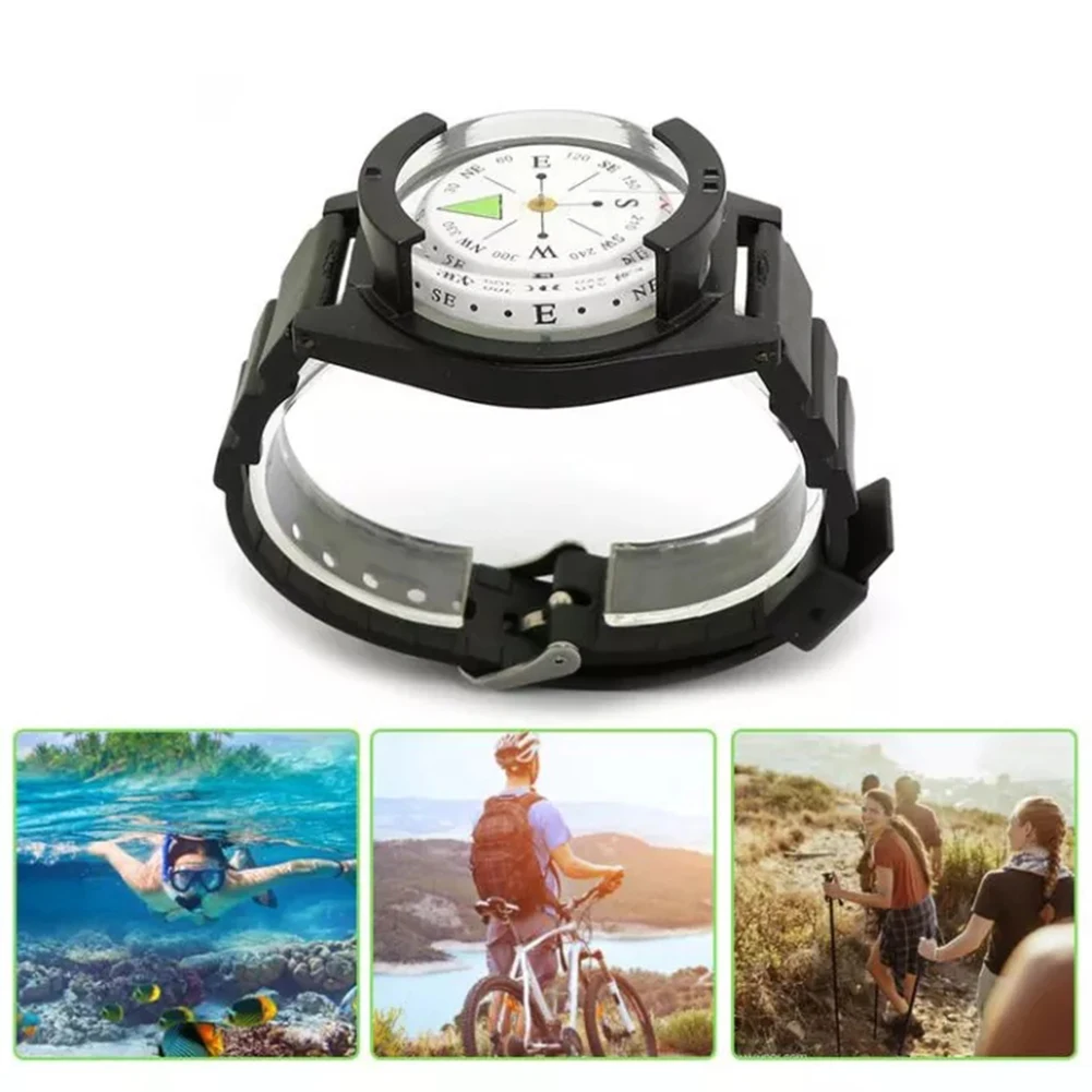 

Waterproof Wrist Guide Outdoor Tools 30g For Hiking Camping Diving High Precision Compas Underwater Caves Cycling Hunting