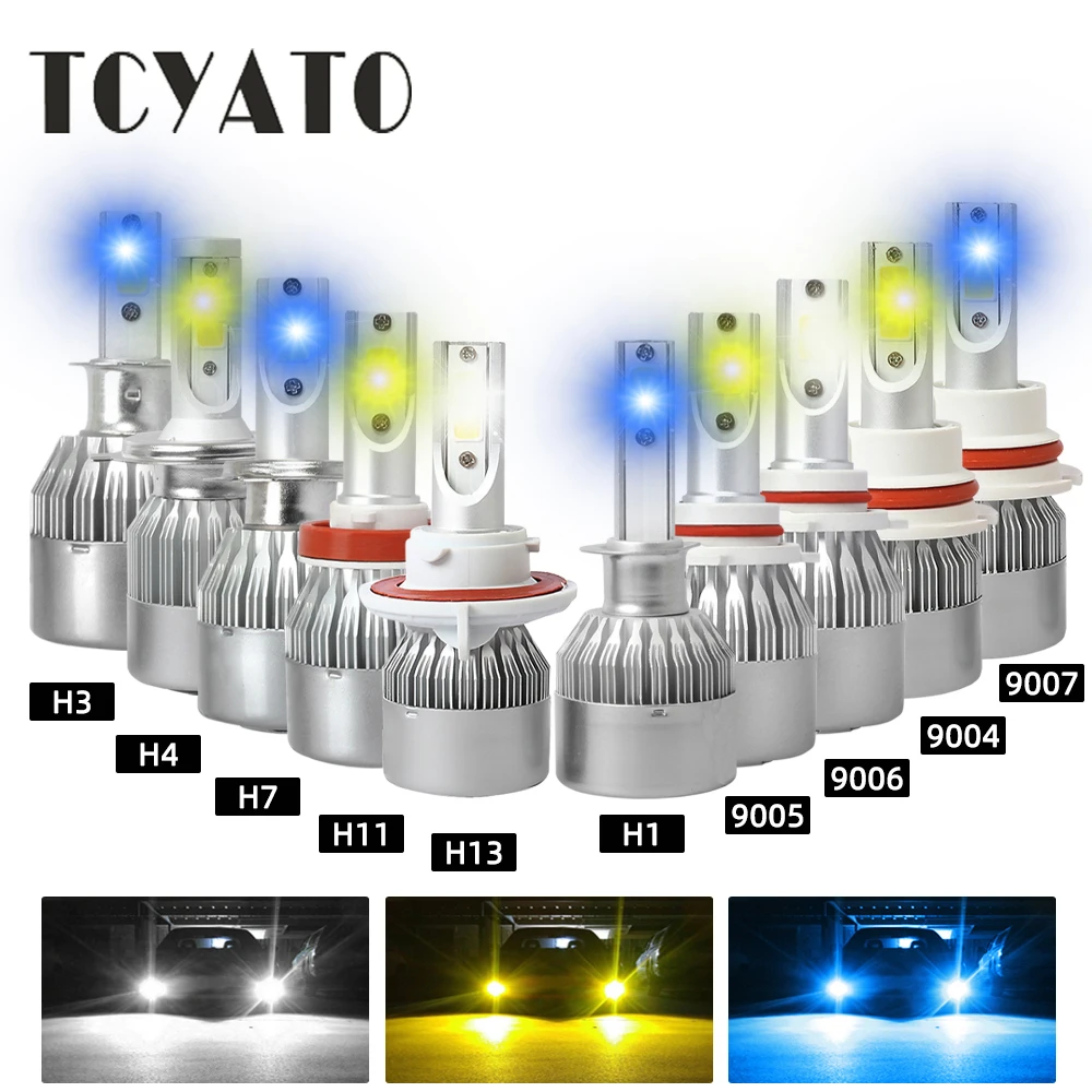 Рисунок 3 - автомобильные лампы H4 H7 H8 H1
