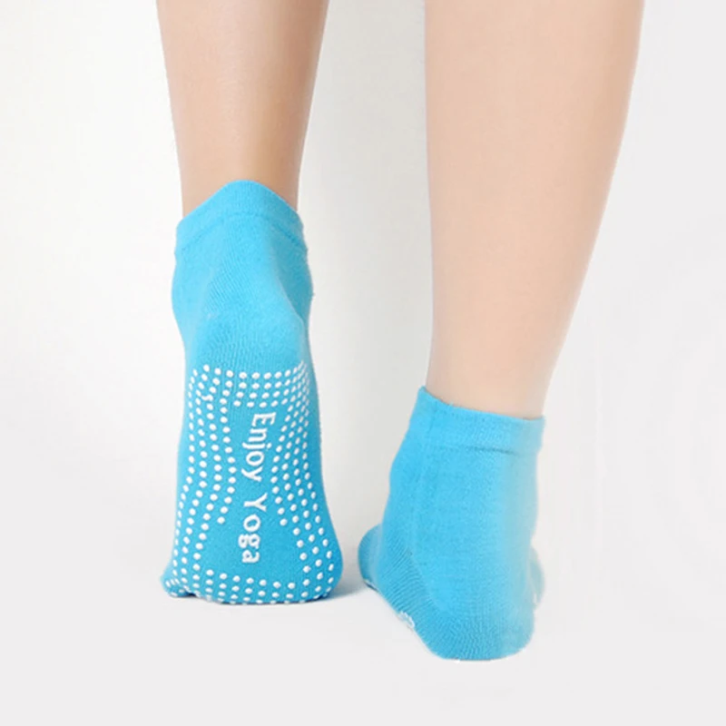 New Brand Enjoy Yoga Skidproof 5 Toe Socks Cotton winter women Calcetines 7 colors Gym Sport Exercise
