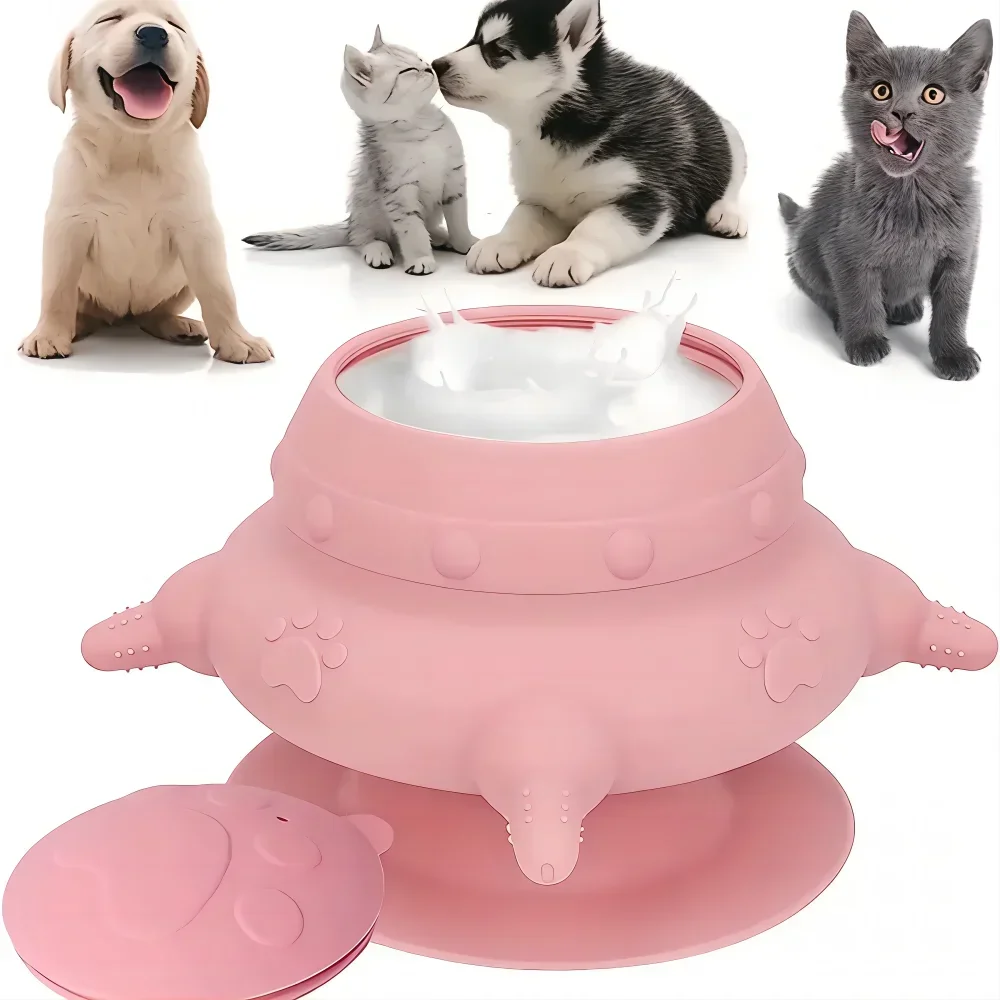 Pet Silicone Breast Feeder, Multifunctional Pet Pacifier Feeder