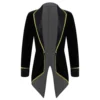Kids Girls Boys Tuxedo Tailcoat Long Sleeve Ringmaster Circus Show Performance Costume Halloween Showman Cosplay Jacket Outfit 1