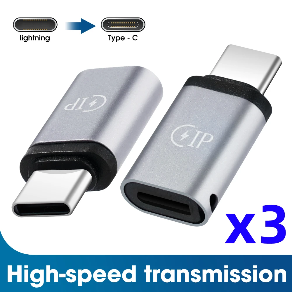 Usb C Female Lightning Male Adapter Iphone Lightning Usb C Cable