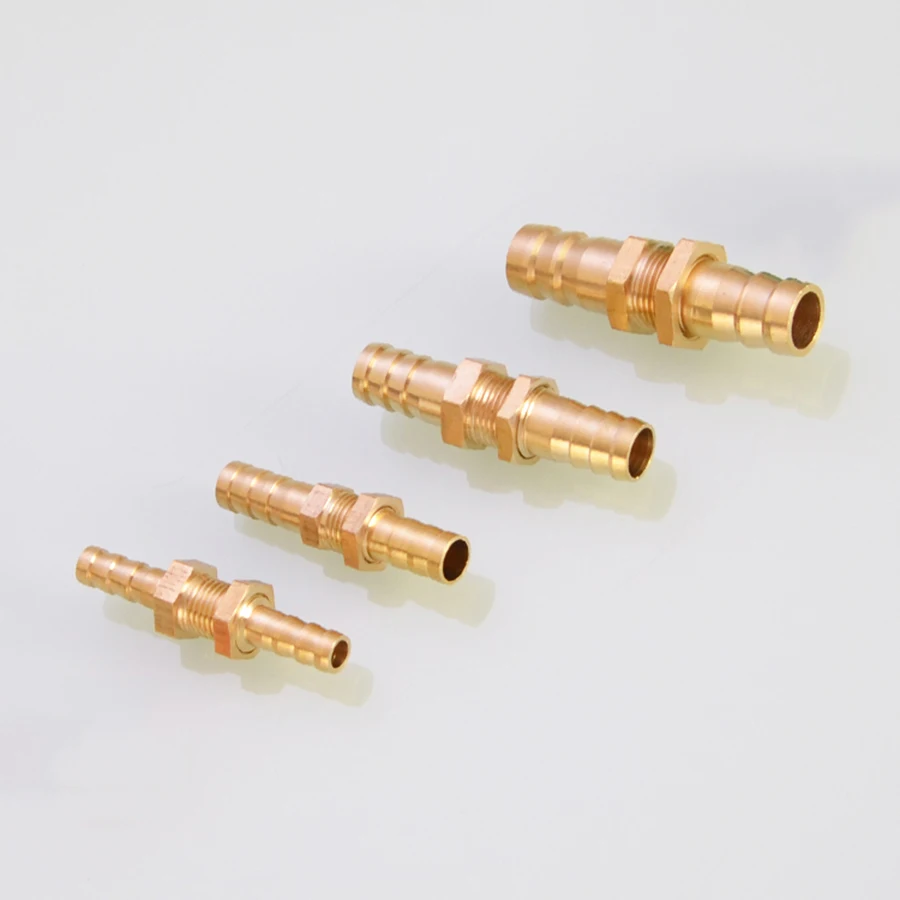 4mm 6mm 8mm 10mm 12mm 14mm 16mm 19mm 25mm Hose Barb Brass Pipe Fitting Adapter 1PCS