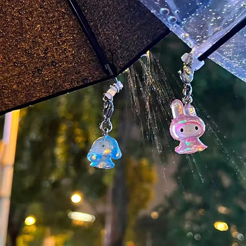 

Sanrio Anime Pendant Cinnamoroll Hello Kitty My Melody Umbrella Pendant Creative Couple Bag Pendant Accessories Car Key Chain