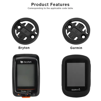 Bike Computer Bracket Mount Base For Garmin Bryton Wahoo Magene Bicycle Computer Mount Adapter Base Plastic Replacement Part 2