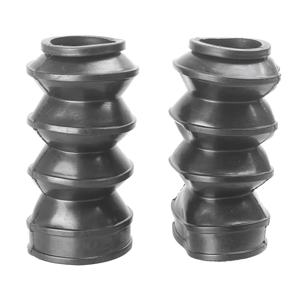 

39mm Motorcycle Front Fork Shock Dust Covers Gaiters Boots Black Rubber For Harley Dyna Iron Sportster 883 1200 1987-up 2Pcs