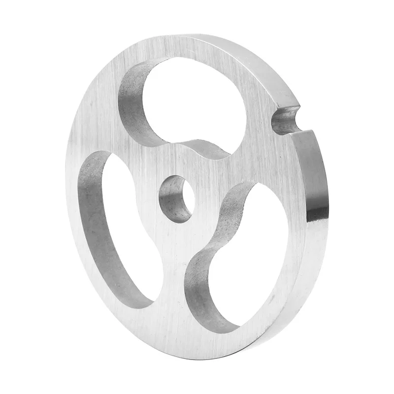 Description Picture 4 of item12 type meat grinder enema accessories: knife mesh, stainless steel orifice plate, sausage mouth meat grate blade
