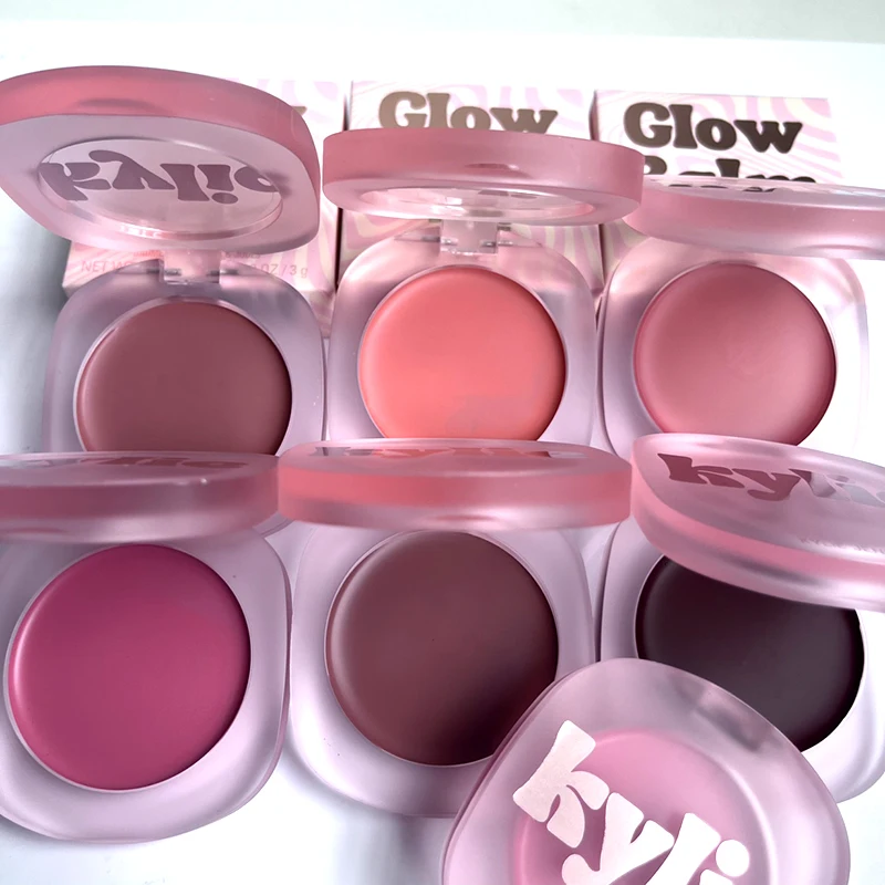 Hybrid Kissed Lip & Cheek Glow Balm - Peach Pink Blusher & Brightening Facial Rouge
