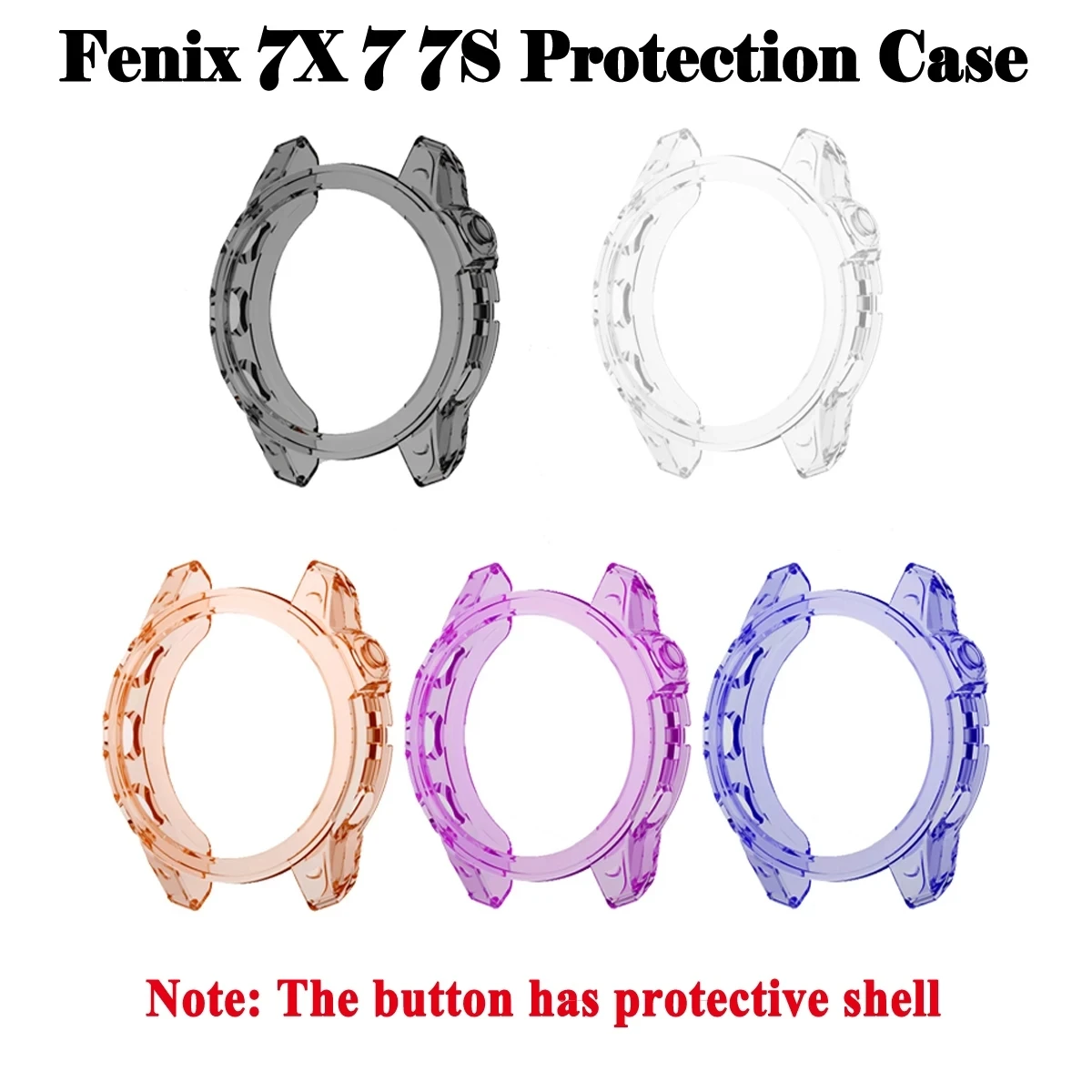 Мягкий чехол из ТПУ для смартфонов Garmin Fenix 7 7S 7X 6 6S 6X Pro Чехол 5 5X Plus (art.: 3920c3d87dcda) - 3920c3d87dcda