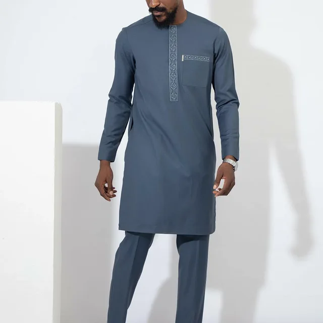 Tola Embroidery Kaftan Long Sleeve Shirt and Pant