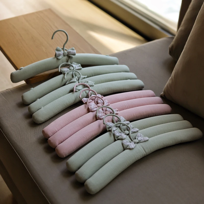 

Hanger Adult Style 39cm Handmade Cotton Linen Sponge Pure Ribbon Bow Pastoral Style Retro Suitable for Clothing Wardrobe Storage