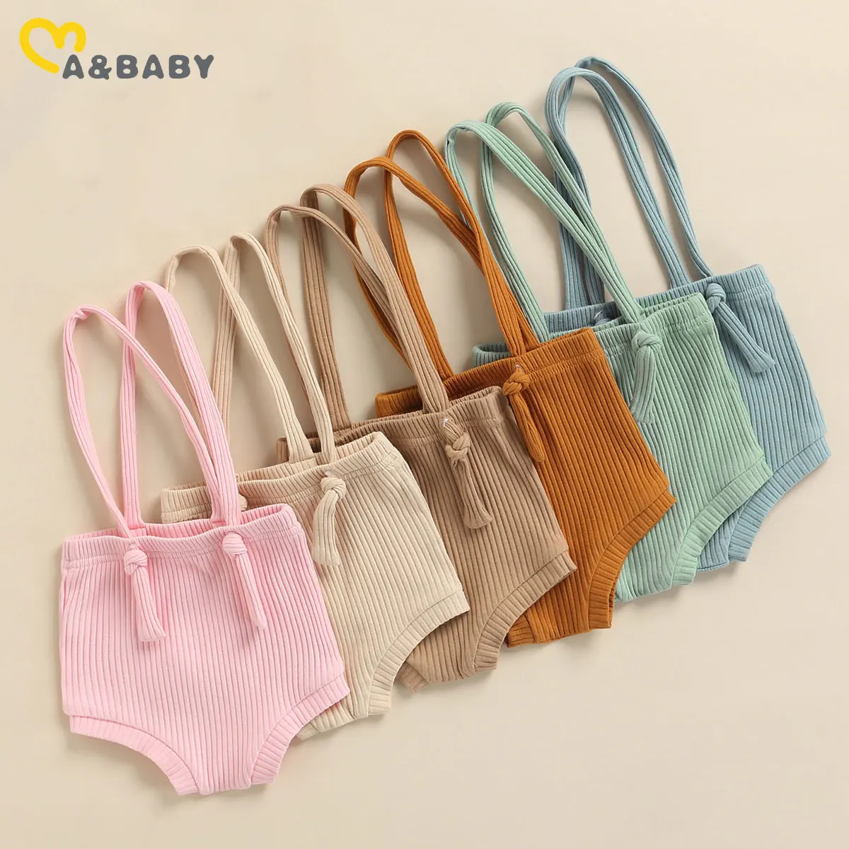 MaBaby024MSummerNewbornInfantBabyBoyGirlRompersKnitted