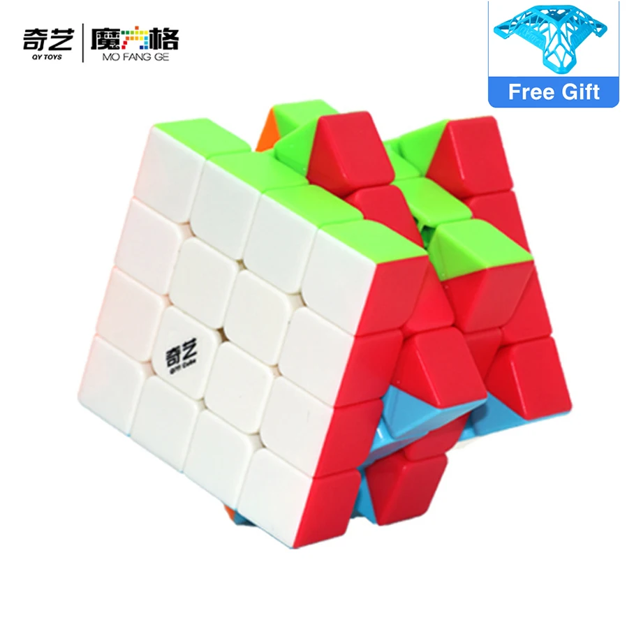 

QiYi QiYuan S 4x4x4 Magic Speed Cube Professional Qiyi Qizheng S2 5X5 Stickerss Antistress Puzzel Speelgoed Gifts