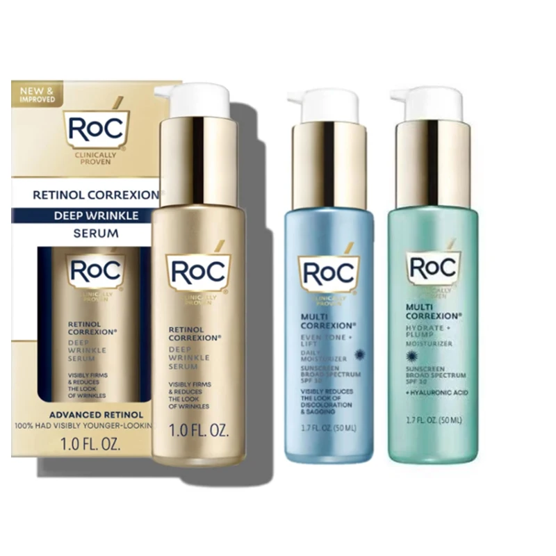 

ROC Original Retinol Correxion Deep Skin Anti-Wrinkle Essence Hydrating Moisturizing Face Cream Skin Care Serum