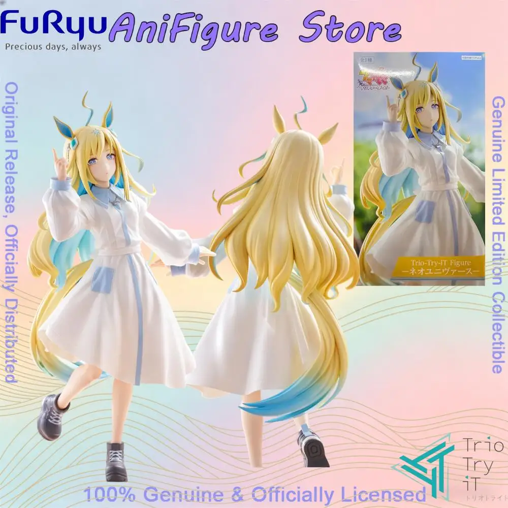 Figura Coleccionable de Anime en Caja, Oficialmente Genuina y en Stock, FuRyu Trio-Try-iT Uma Musume Pretty Derby Neo Universe