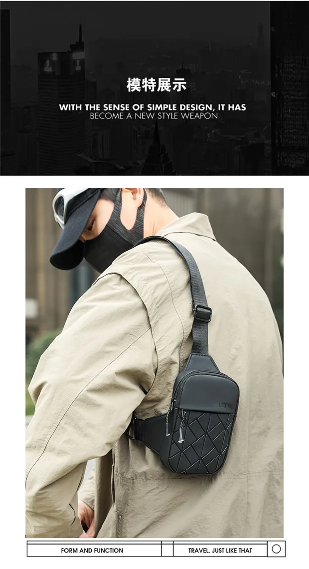 New Universal Crossbody Small Bag Casual Rhombus Grid Shoulder Fashion Mobile Phone Breast Bag Premium Crossbody Bag