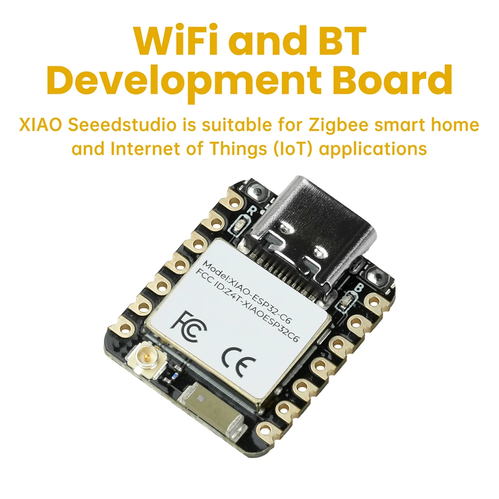 Für Seeed Studio ESP32-C6 WiFi Bluetooth Development Board XIAO Ultra Kleine Größe Dual RISC-V Kerne für Zigbee Smart Home IoT – Detail 3