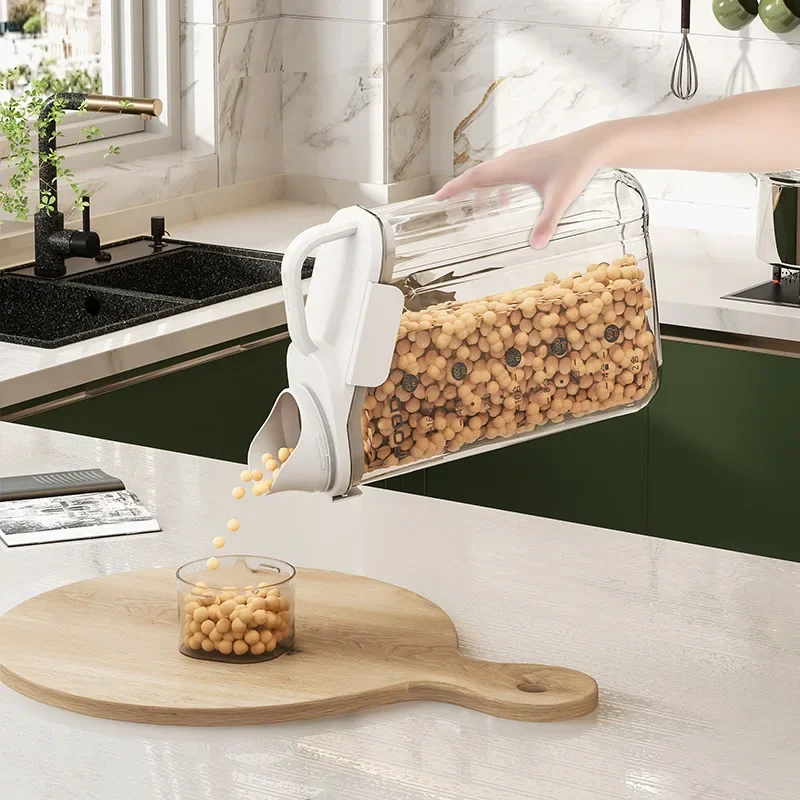 Airtight Food Storage Containers Cereal Dispenser Cereal Container Storage Box Rice Dispenser Grain Dispenser Kitchen Organizer 5